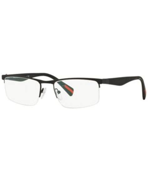 Prada Linea Rossa PS 52FV Men's Rectangle Eyeglasses 